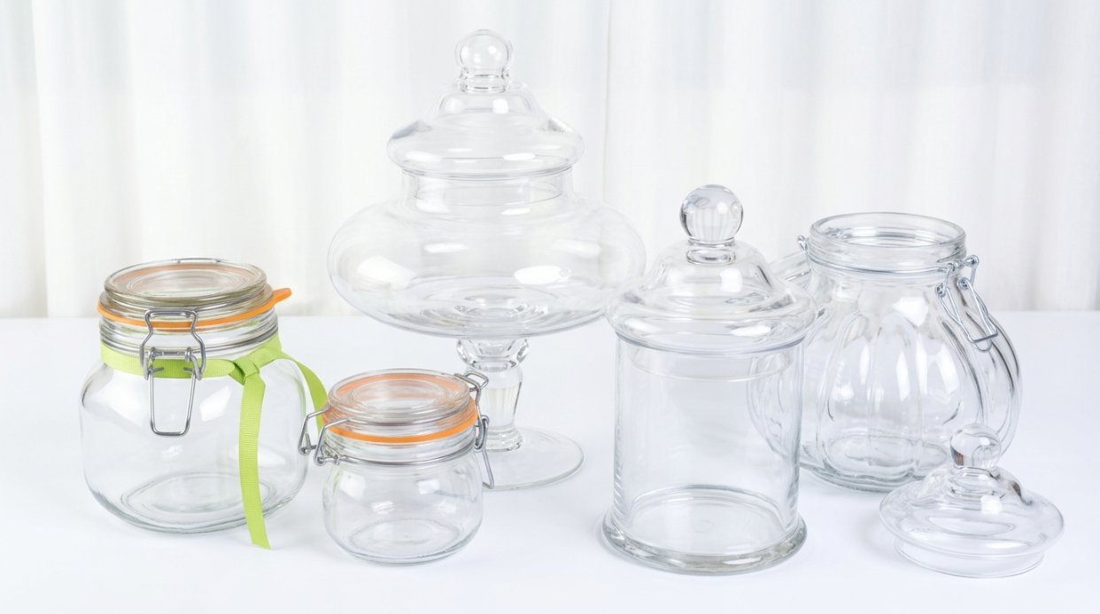 Custom Glass Candy Jars with Lids - Image 3