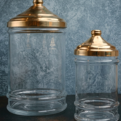 Custom Glass Candy Jars with Lids