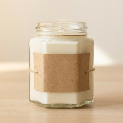 Custom Hexagon Glass Jars