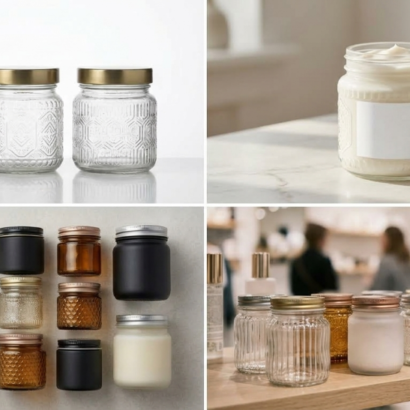 Custom Glass Cream Jars