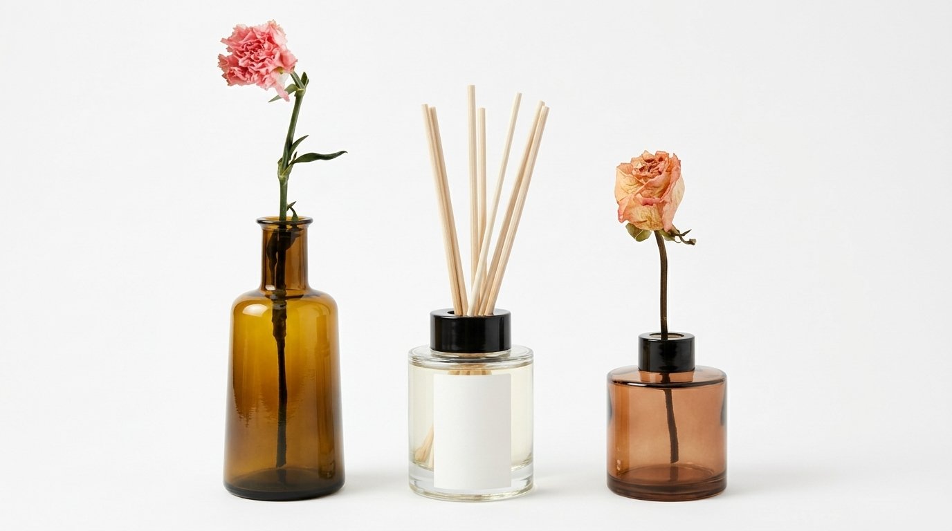 Custom Glass Diffuser Bottles