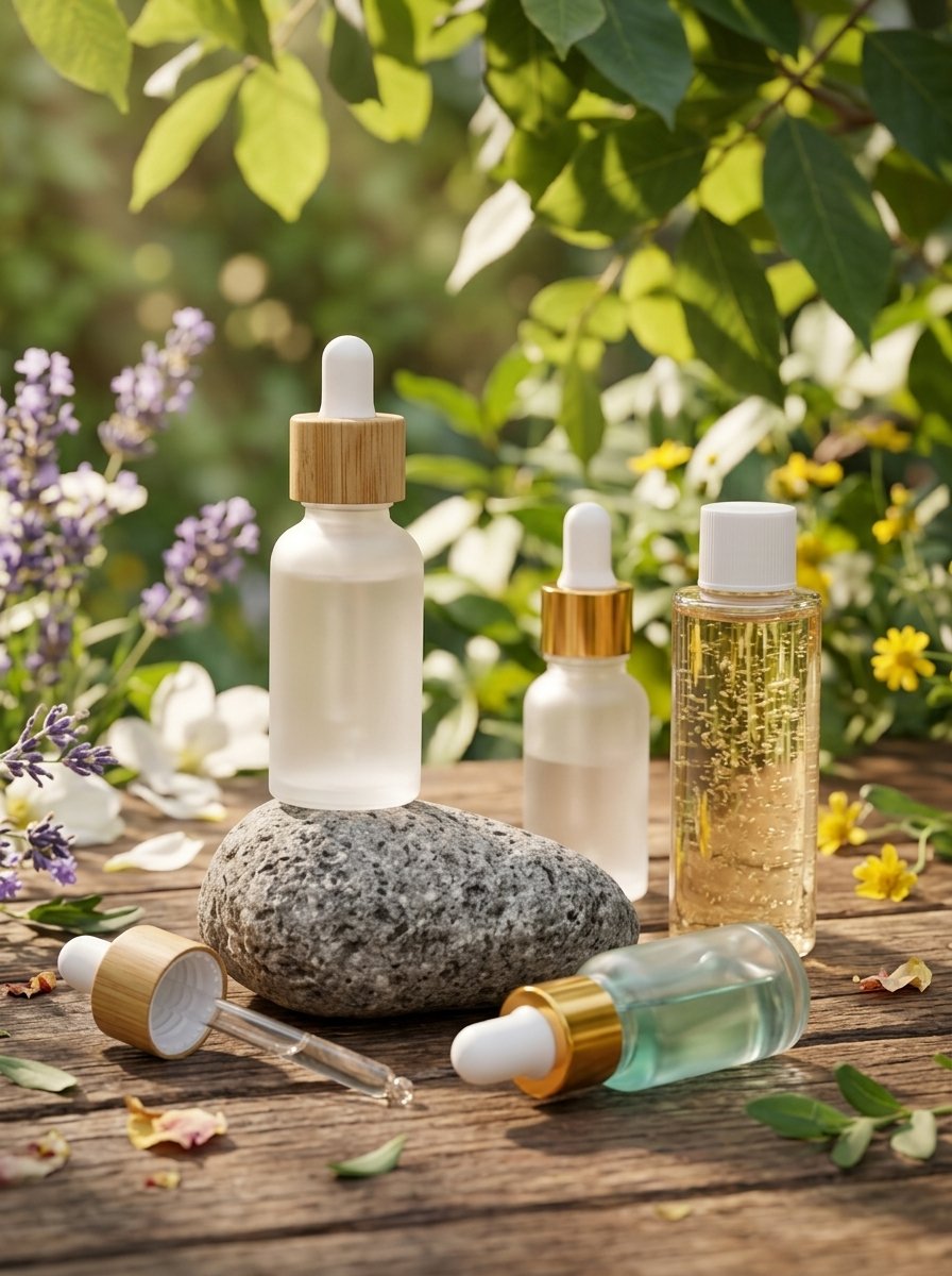 Custom Glass Serum Bottles