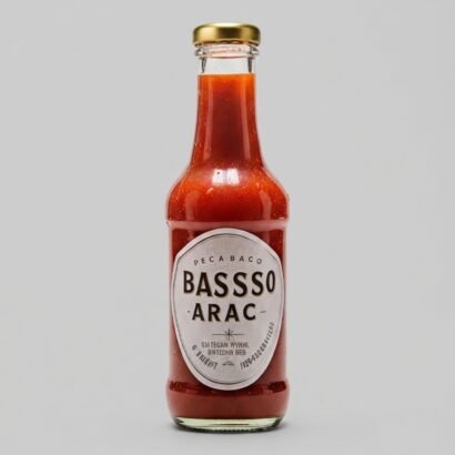 Custom Glass Sauce Bottles