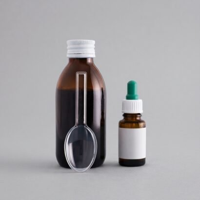 Custom Glass Syrup Bottles