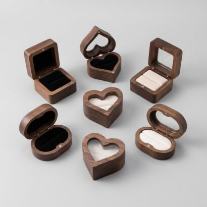 Custom Wooden Ring Boxes