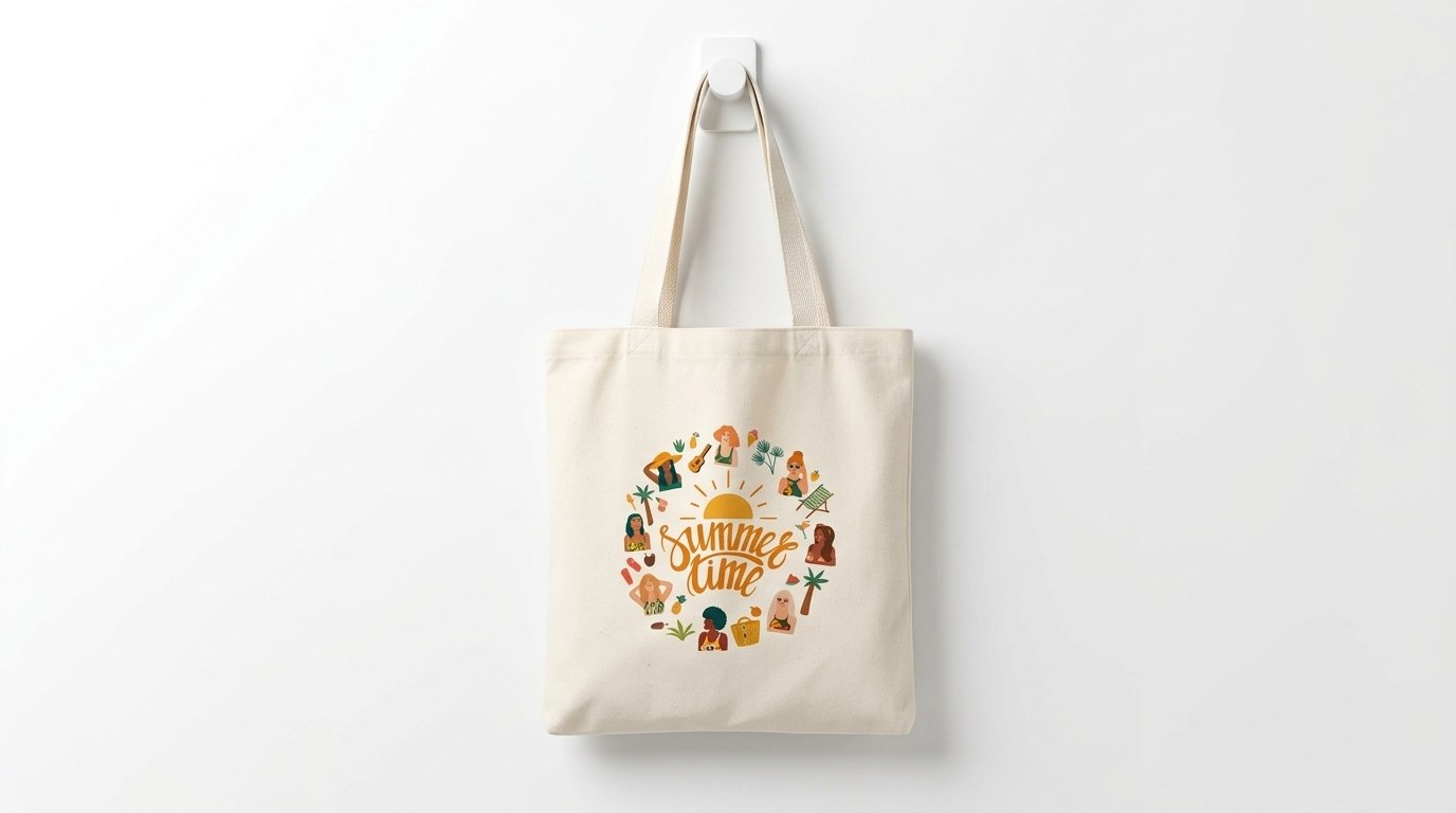 custom cotton tote bags - Image 2