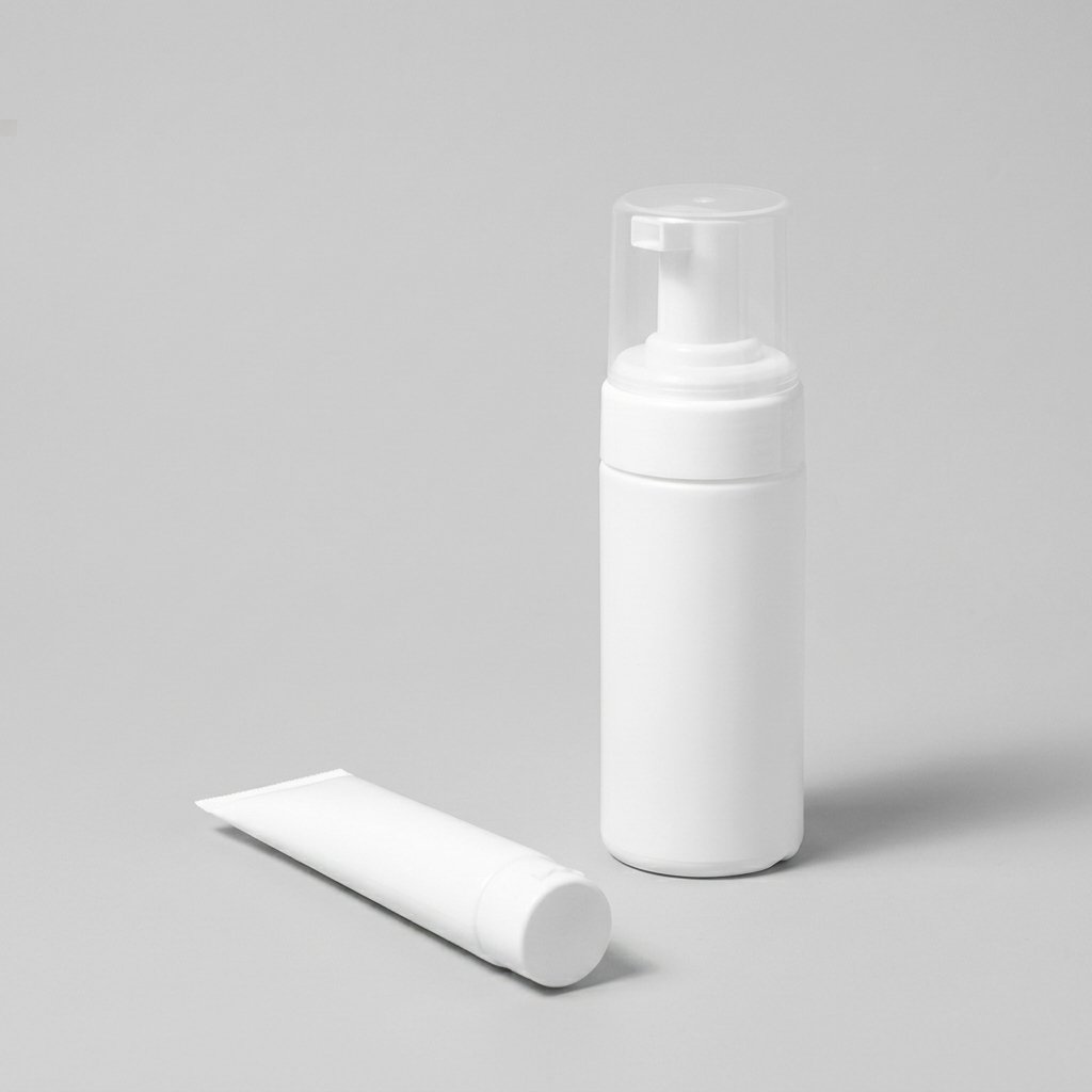 Custom Plastic Cleanser Bottles - Image 2
